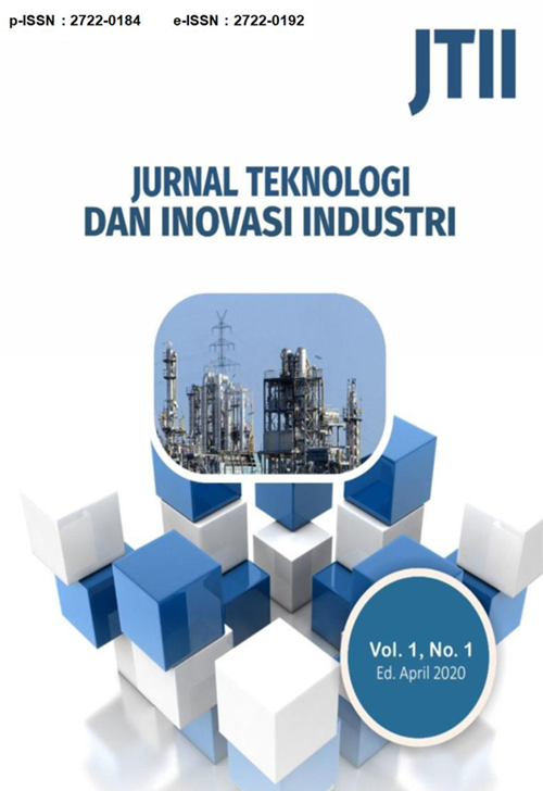 Jurnal Teknologi dan Inovasi Industri 